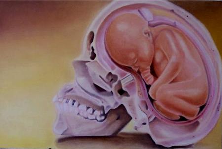 Tattoos - Brain Baby Skull - 76983